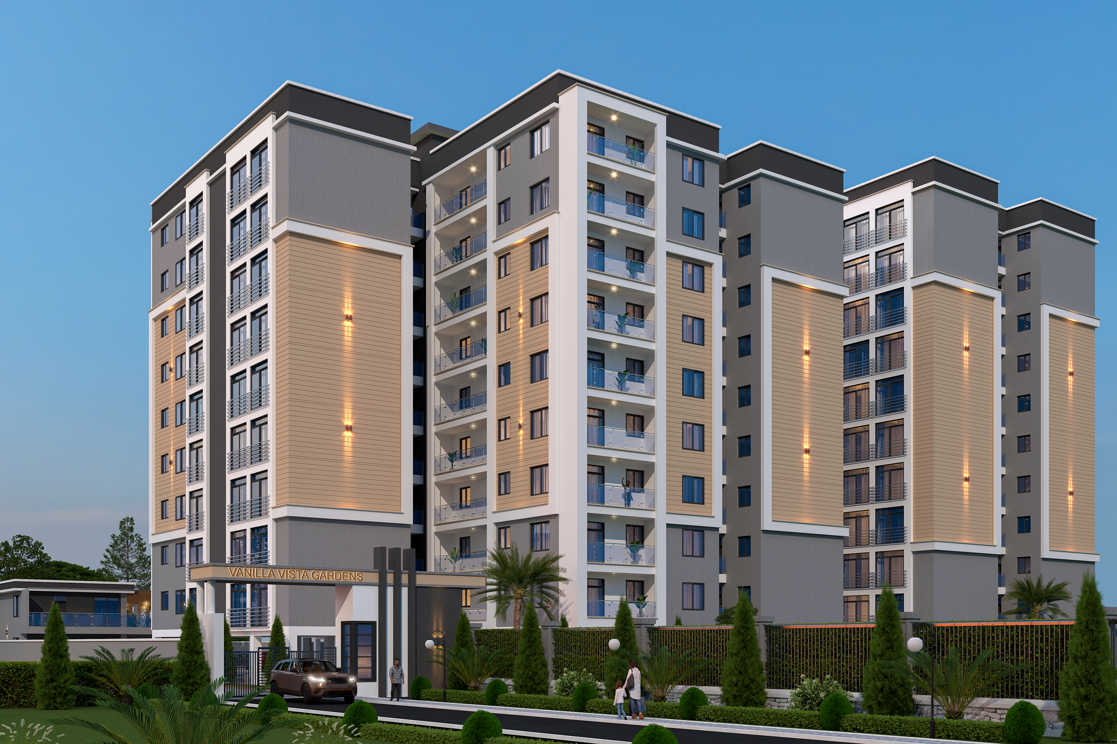 Vanilla Vista Gardens exterior hero render